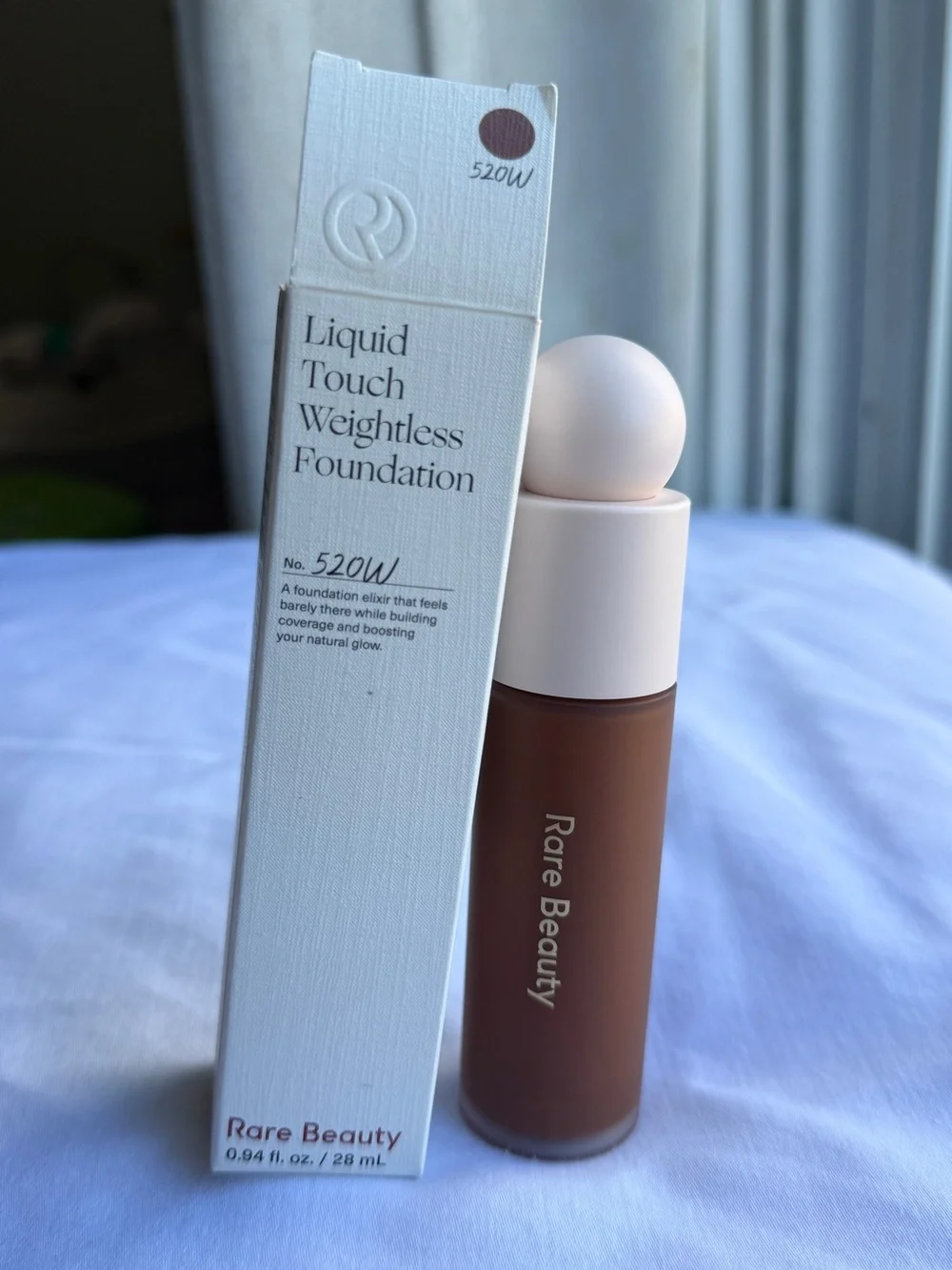 Rare Beauty Liquid Touch Foundation — Deep Brown Shade